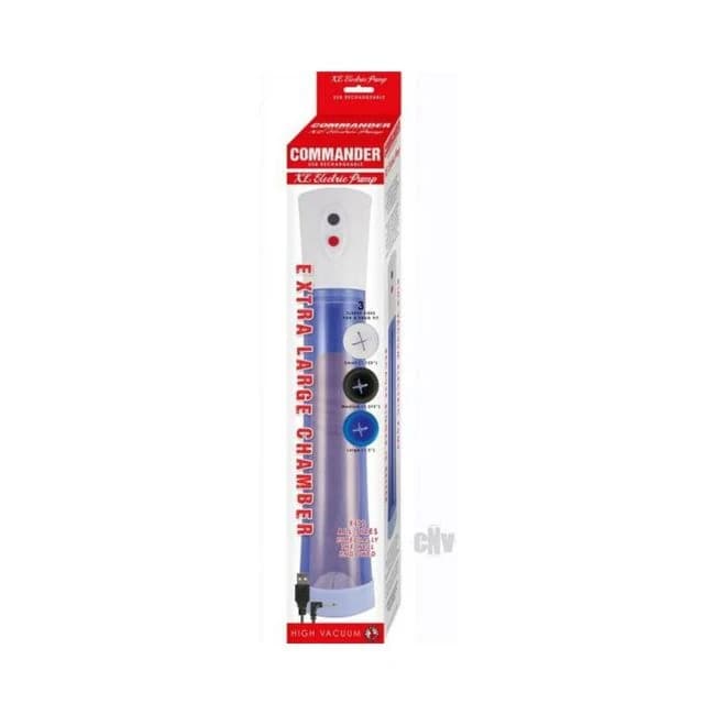Commander Extra Large Electric Pump Blue - Image 1