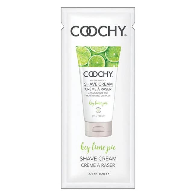 Coochy Shave Cream-key Lime Pie 15ml Foil - Image 1