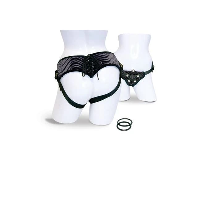 Corsette Harness Black Vibrating - Image 1