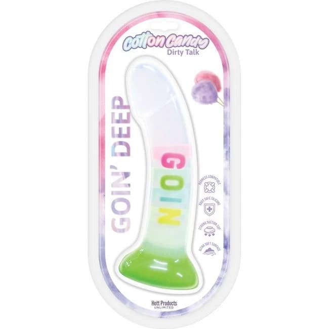 Cotton Candy Goin Deep 7 Dildo Silicone " - Image 1