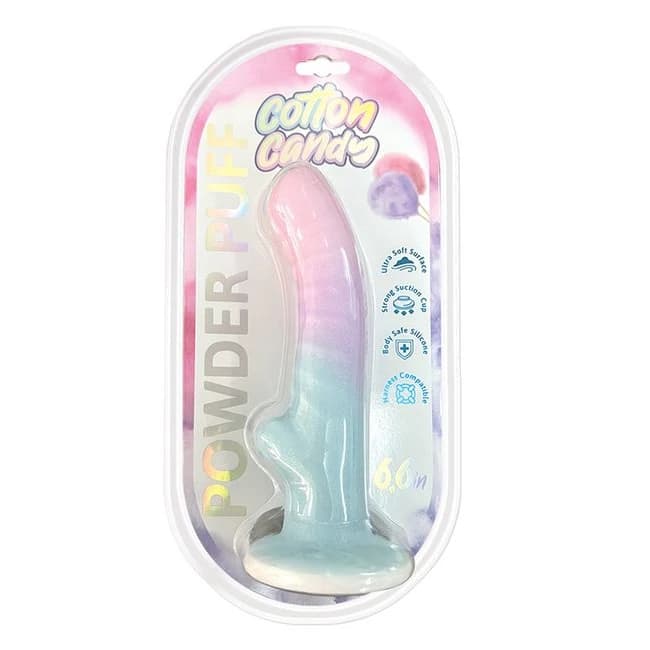 COTTON CANDY PIXIE DIX 6.5IN SILICONE DILDO  - Image 1