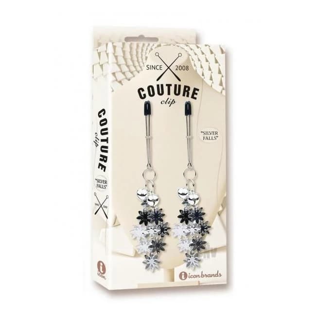 Couture Clips Silver Falls Nip Clamp - Image 1