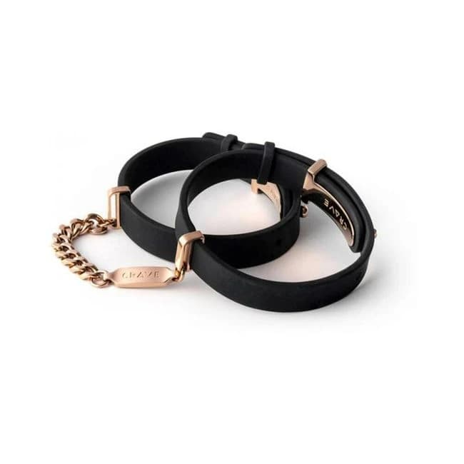 Crave Id Cuffs Black/rose Gold - Image 1