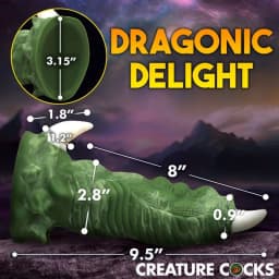 Creature Cocks Dragon Claw Silicone Dildo, image 7