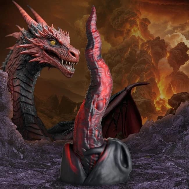 Creature Cocks Dragon Tongue Silicone Dildo - Image 1