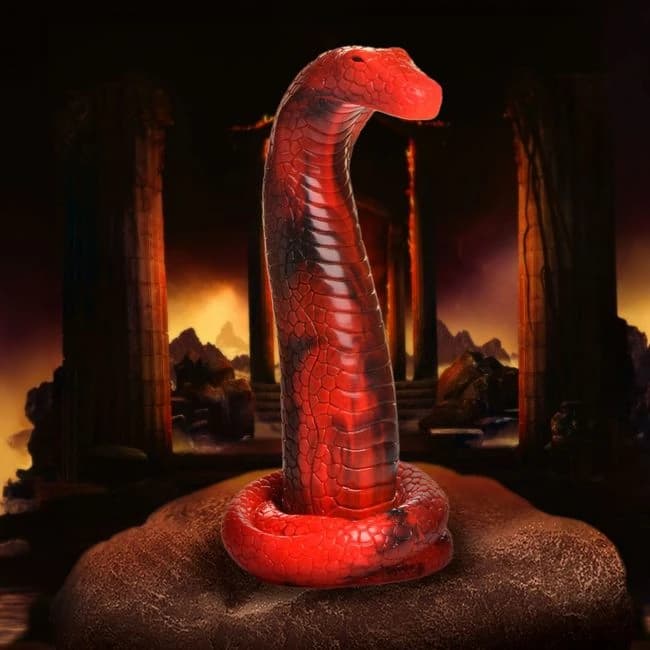 Creature Cocks King Cobra Red/blk - Image 1
