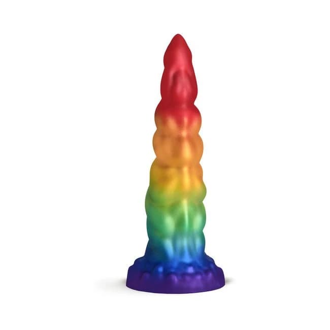 Creature Cocks Rainbow Horn Silicone Dildo - Image 1