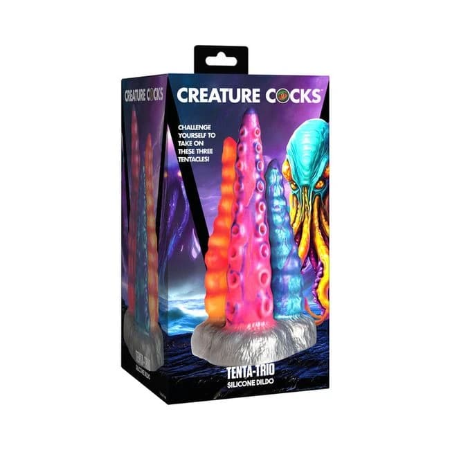 Creature Cocks Tentacle Trio Silicone Dildo - Image 1