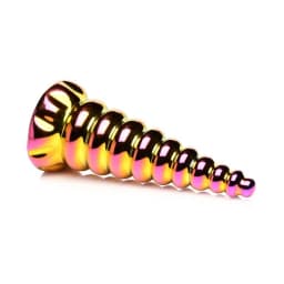 Creature Cocks Twilight Rainbow Glass Dildo, image 2