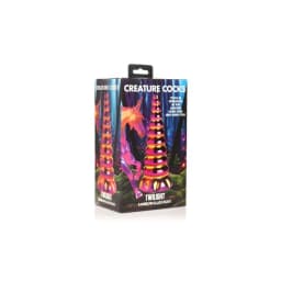Creature Cocks Twilight Rainbow Glass Dildo, image 4