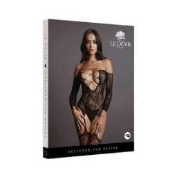 Criss Cross Neck Bodystocking, image 3