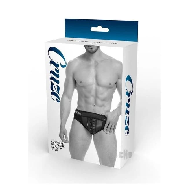 Cruze Kickoff Lace Up Jockstrap L/xl Blk - Image 1