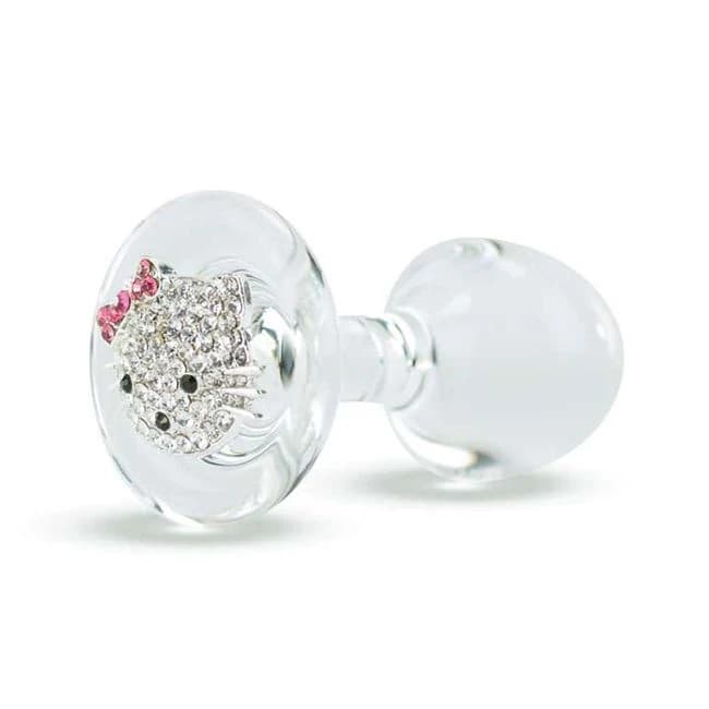 Crystal Delights Kitty Plug - Clear - Image 1