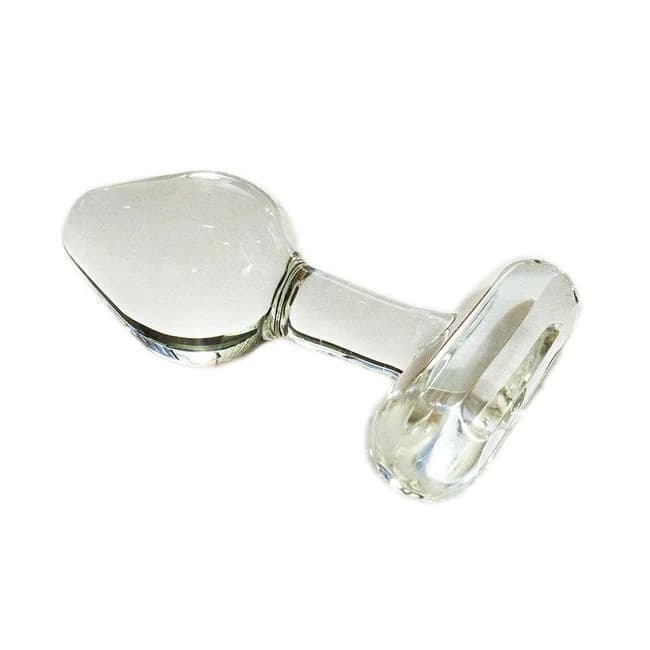 Crystal Delights T-handle Plug - Clear - Image 1