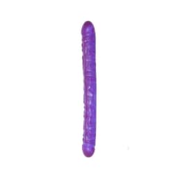 Crystal Jellies Double Dong 18in Purple, image 1