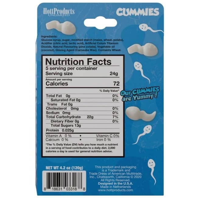 Cummies Sperm Shape Gummy - Image 3