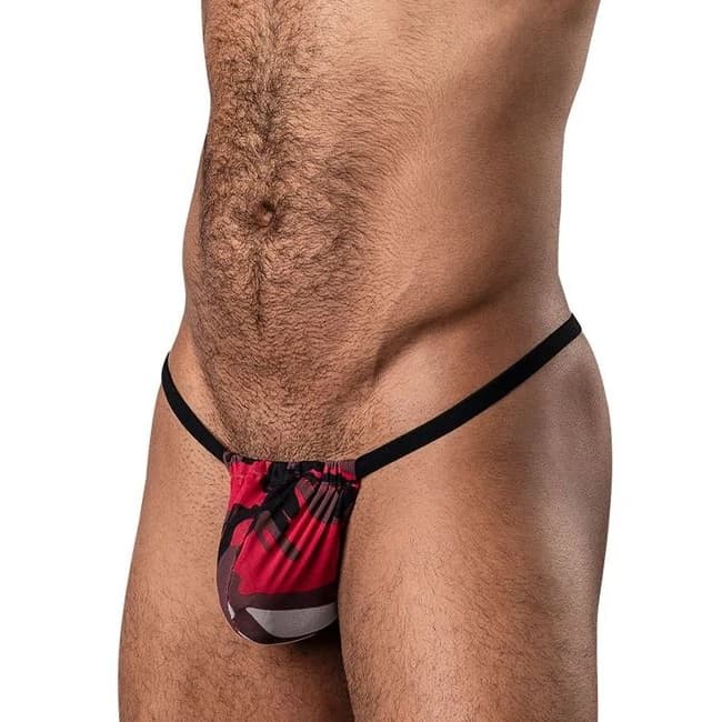 Cumouflage Posing Strap Red O/s - Image 1