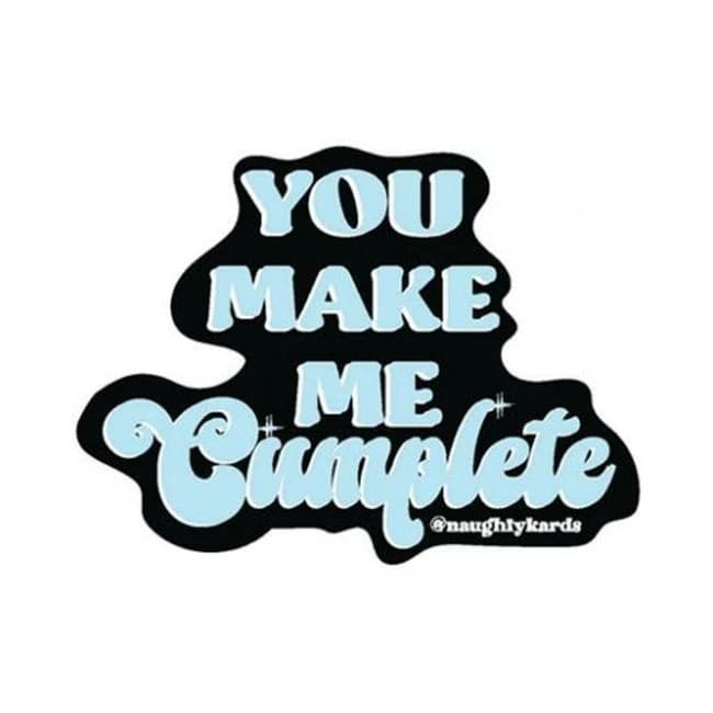 Cumplete Sticker - Pack of 3 - Image 1