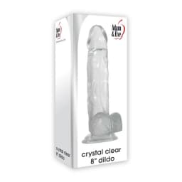 Adam & Eve Crystal Clear 8 Dildo, image 6