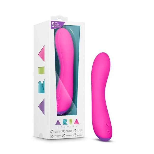 (d) Aria Magnify Fuschia Vibrator - Image 1