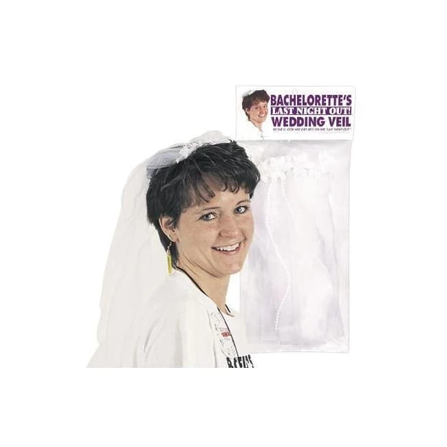 (d) Bachelorette Wedding Veil - Image 1