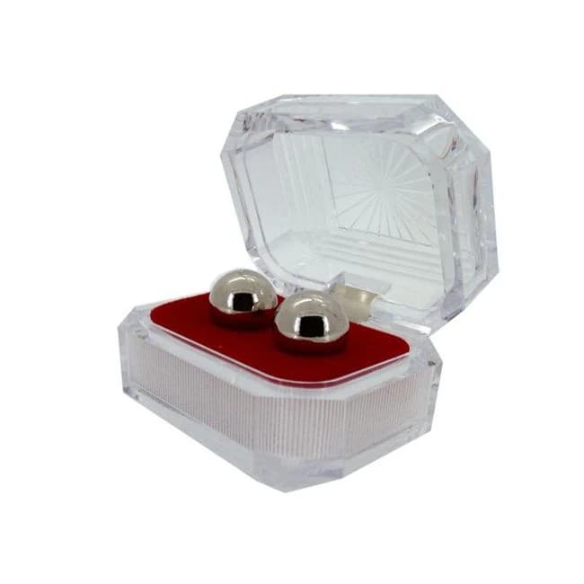 (d) Ben Wa Balls Crystal Box Chrome - Image 1