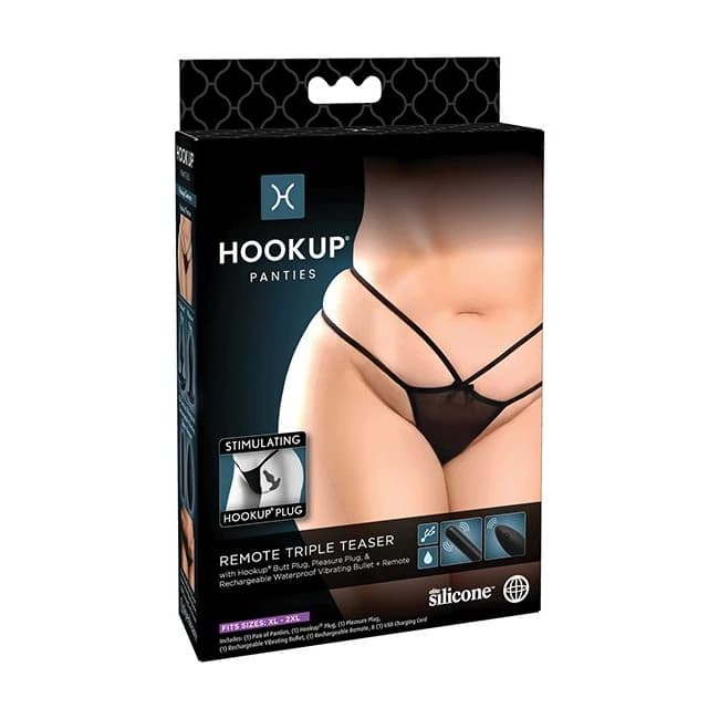 (d) Hookup Panties Triple Teas Xl-xxl - Image 1