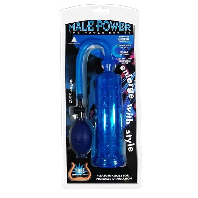 (d) Male Power Pump Blue - Image 1