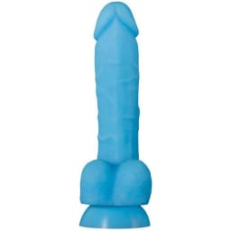 Touch & Glow Blue Dildo, image 4