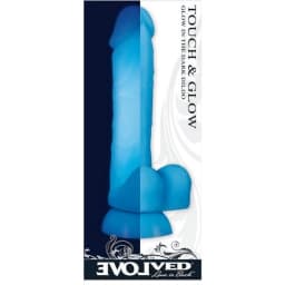 Touch & Glow Blue Dildo, image 6