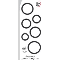 Adam & Eve 6pc C-Ring Set, image 3