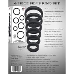 Adam & Eve 6pc C-Ring Set, image 4
