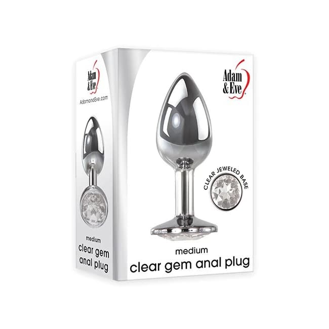 (D)ADAM & EVE CLEAR GEM ANAL P MEDIUM  - Image 1