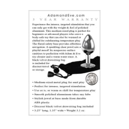 Adam & Eve Clear Gem Anal, image 2