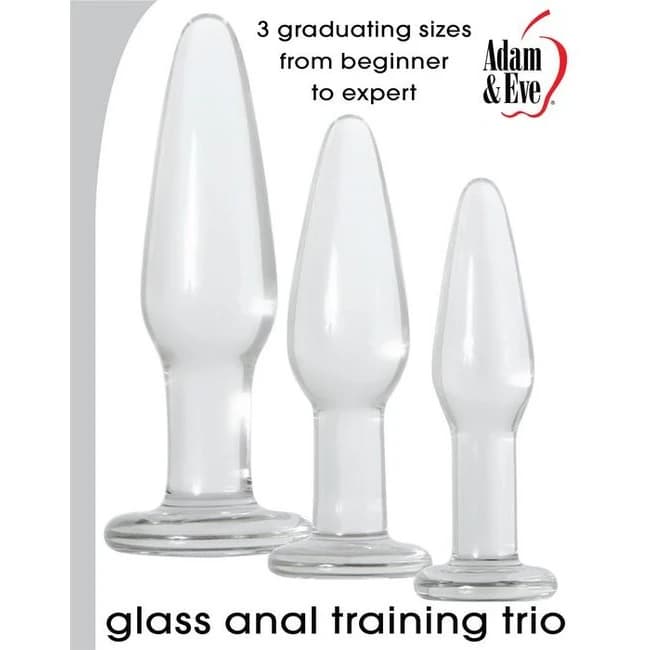 (d)adam & Eve Glass Anal Train Trio - Image 2