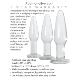 (d)adam & Eve Glass Anal Train Trio - Image 5