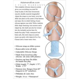 Adam & Eve Silicone Strap O System, image 7