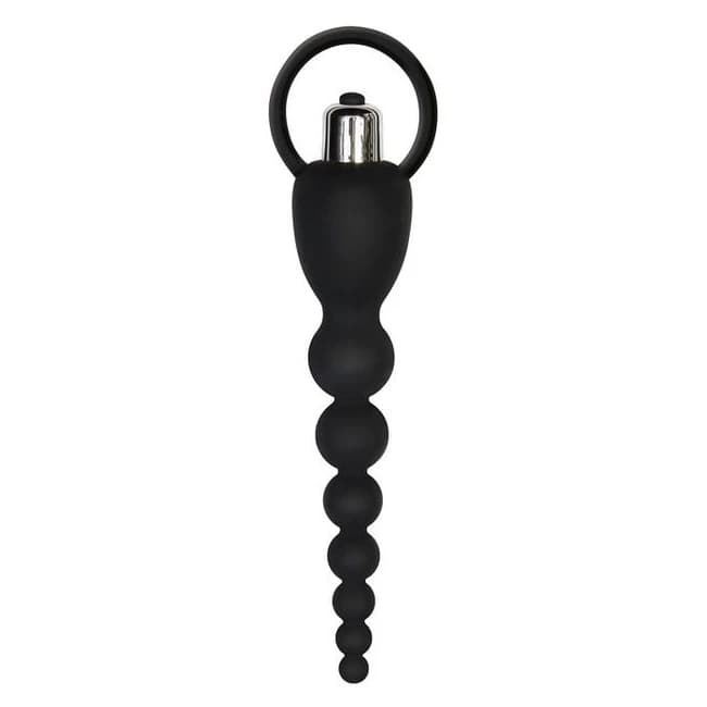 (d)adam & Eve Silicone Vibrati Anal Beads - Image 1