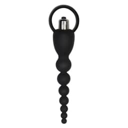 Adam & Eve Silicone Vibrati Anal Beads, image 1