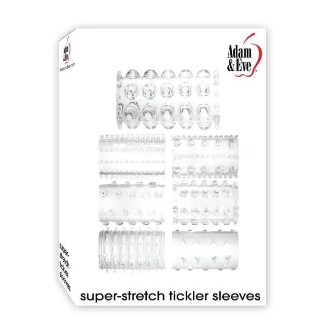 (d)adam & Eve Super Stretch Tickler Sleeves - Image 1