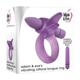 Adam & Eve's Vibrating Clitoral Tongue Ring, image 5