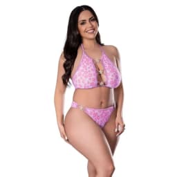 Daisy Halter Bra & Panty Set Daisy, image 1
