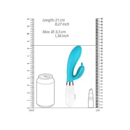 Alexios Butterfly & G-Spot Vibrator Turquoise, image 4