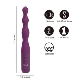 Dani 10 Function Silicone Bead Anal Vibe, image 3