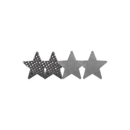 Dark Angel Stars Silver Pack of 2 Pairs, image 1