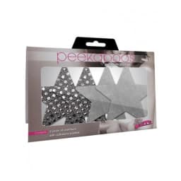 Dark Angel Stars Silver Pack of 2 Pairs, image 2