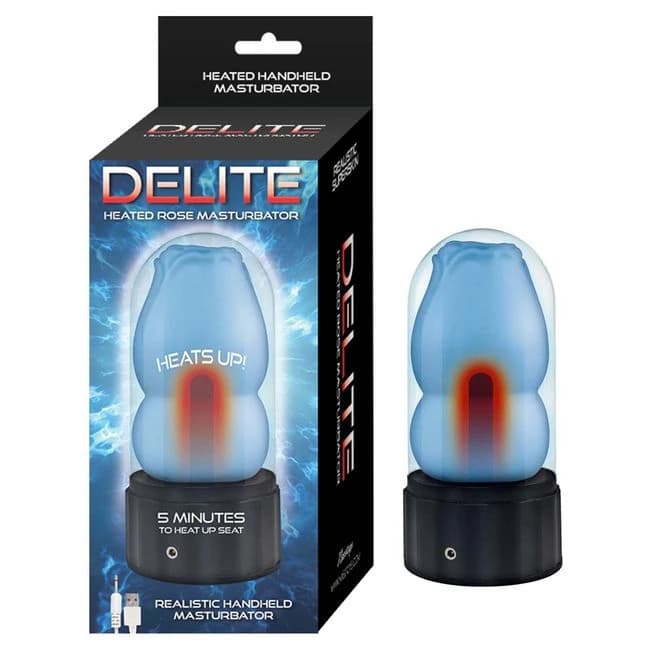 Delite Heated Rose Masturbator, image 1