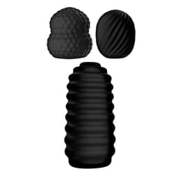 Delite Pocket Masturbator Kit Black, image 2