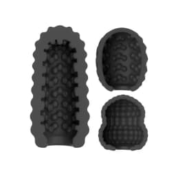 Delite Pocket Masturbator Kit Black, image 4