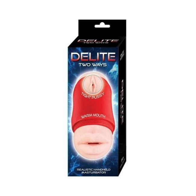 Delite Two Ways Mouth & Vagina Beige - Image 1
